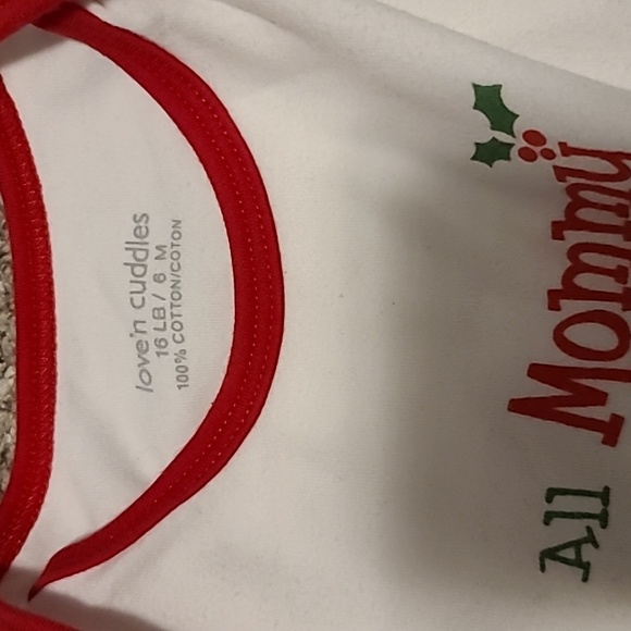 10 for $16 - Love'n Cuddles 6m "All Mommy Wants for Christmas is a Silent Night" - Picture 2 of 2